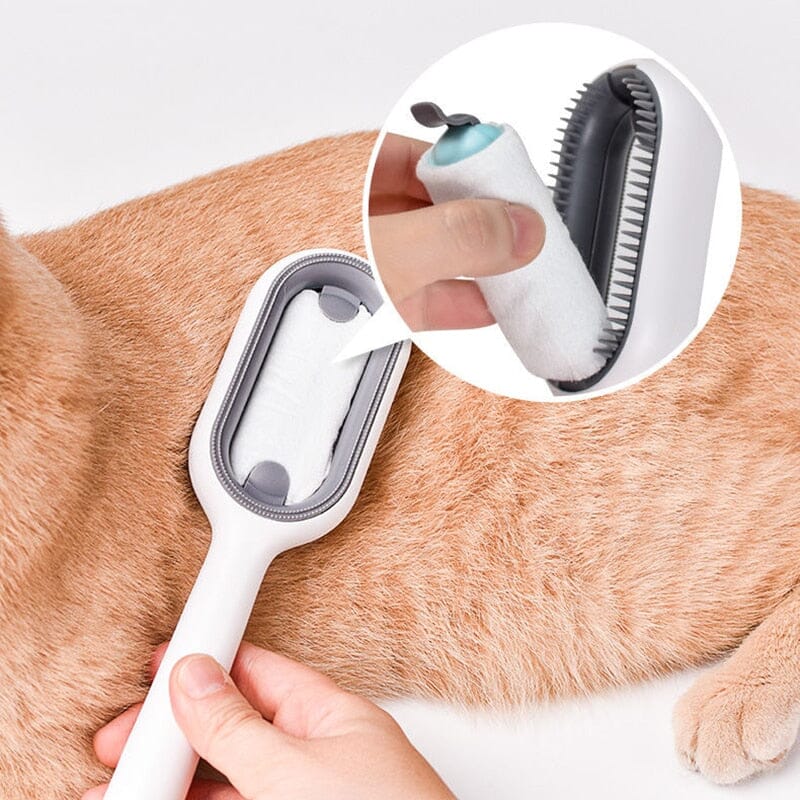 DoubleFaceBrosse™ | Brosse pour chats & chiens - amour de chats